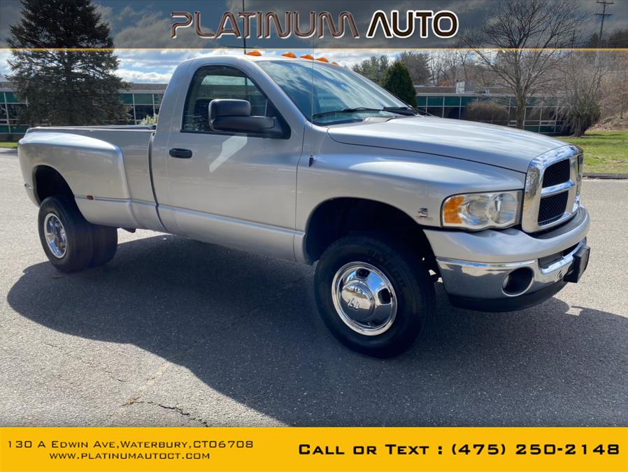 2003 Dodge Ram 3500 2dr Reg Cab 140.5" WB DRW 4WD SLT, available for sale in Waterbury, Connecticut | Platinum Auto Care. Waterbury, Connecticut 2003 Dodge Ram 3500 2dr Reg Cab 140.5" WB DRW 4WD SLT, available for sale in Waterbury, Connecticut | Platinum Auto Care. Waterbury, Connecticut