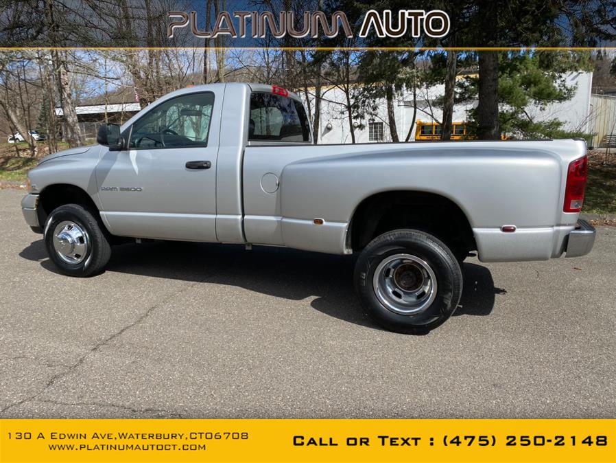 2003 Dodge Ram 3500 2dr Reg Cab 140.5" WB DRW 4WD SLT, available for sale in Waterbury, Connecticut | Platinum Auto Care. Waterbury, Connecticut 2003 Dodge Ram 3500 2dr Reg Cab 140.5" WB DRW 4WD SLT, available for sale in Waterbury, Connecticut | Platinum Auto Care. Waterbury, Connecticut