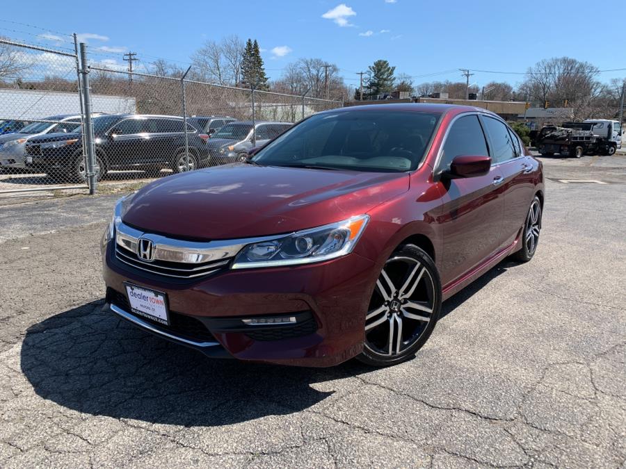 2016 Honda Accord Sedan 4dr I4 CVT Sport, available for sale in Milford, Connecticut | Dealertown Auto Wholesalers. Milford, Connecticut 2016 Honda Accord Sedan 4dr I4 CVT Sport, available for sale in Milford, Connecticut | Dealertown Auto Wholesalers. Milford, Connecticut