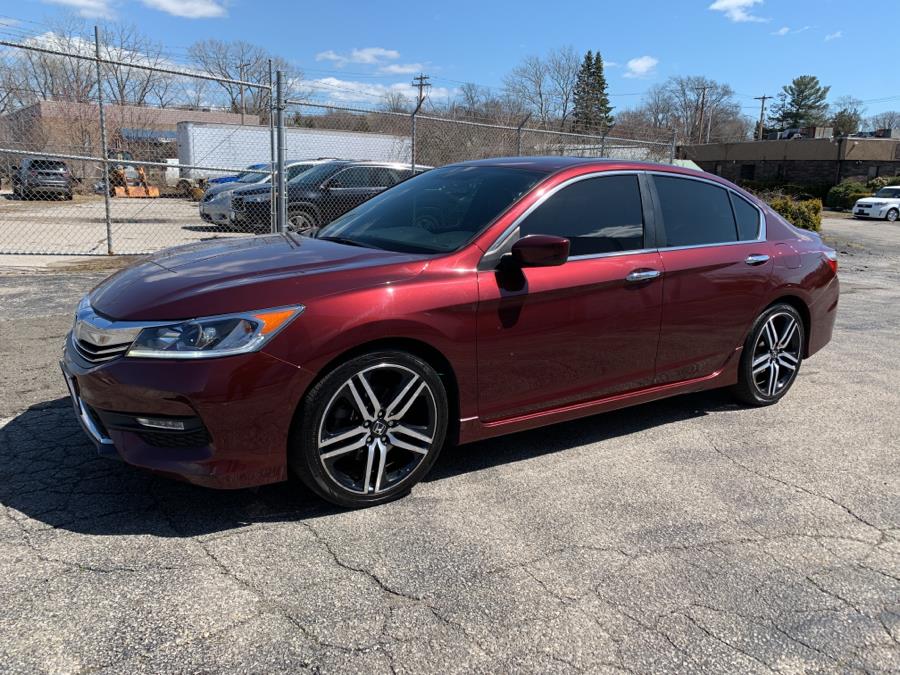 2016 Honda Accord Sedan 4dr I4 CVT Sport, available for sale in Milford, Connecticut | Dealertown Auto Wholesalers. Milford, Connecticut 2016 Honda Accord Sedan 4dr I4 CVT Sport, available for sale in Milford, Connecticut | Dealertown Auto Wholesalers. Milford, Connecticut
