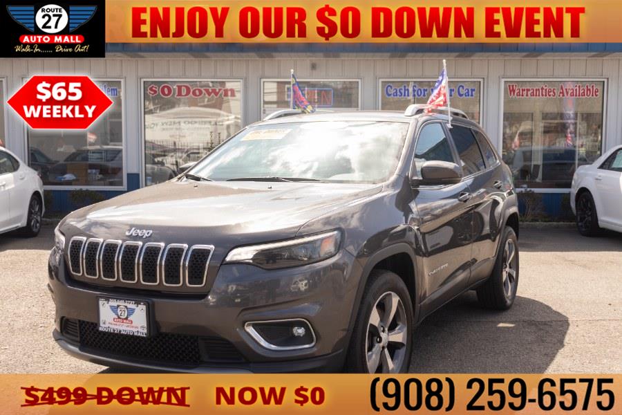 2019 Jeep Cherokee Limited 4x4, available for sale in Linden, New Jersey | Route 27 Auto Mall. Linden, New Jersey 2019 Jeep Cherokee Limited 4x4, available for sale in Linden, New Jersey | Route 27 Auto Mall. Linden, New Jersey