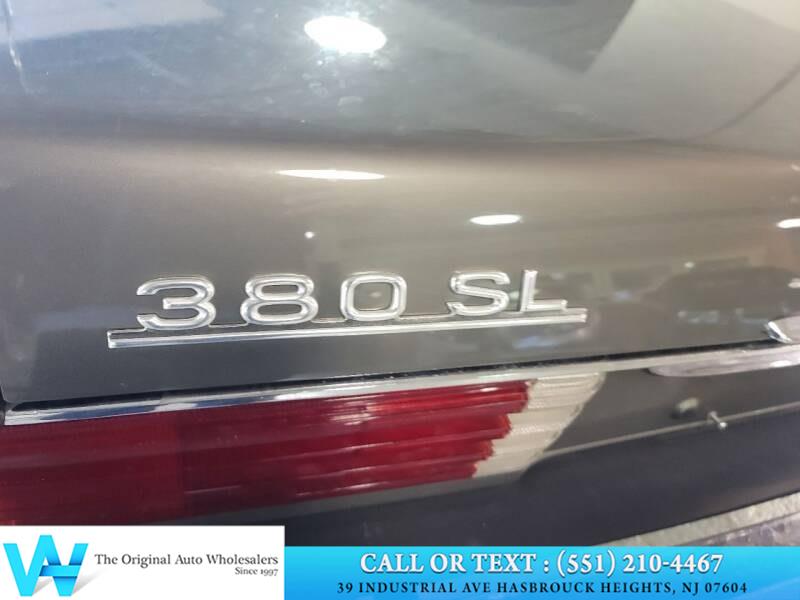 1981 Mercedes-Benz 380 Series 2dr Roadster 380SL, available for sale in Lodi, New Jersey | AW Auto & Truck Wholesalers, Inc. Lodi, New Jersey 1981 Mercedes-Benz 380 Series 2dr Roadster 380SL, available for sale in Lodi, New Jersey | AW Auto & Truck Wholesalers, Inc. Lodi, New Jersey