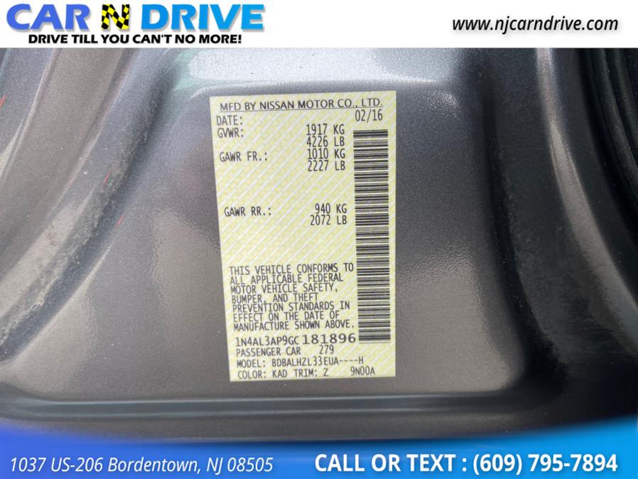 2016 Nissan Altima 2.5 SR, available for sale in Burlington, New Jersey | Car N Drive. Burlington, New Jersey 2016 Nissan Altima 2.5 SR, available for sale in Burlington, New Jersey | Car N Drive. Burlington, New Jersey