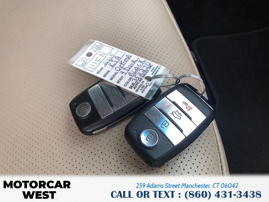 2015 Kia Optima 4dr Sdn EX, available for sale in Manchester, Connecticut | Motorcar West. Manchester, Connecticut 2015 Kia Optima 4dr Sdn EX, available for sale in Manchester, Connecticut | Motorcar West. Manchester, Connecticut