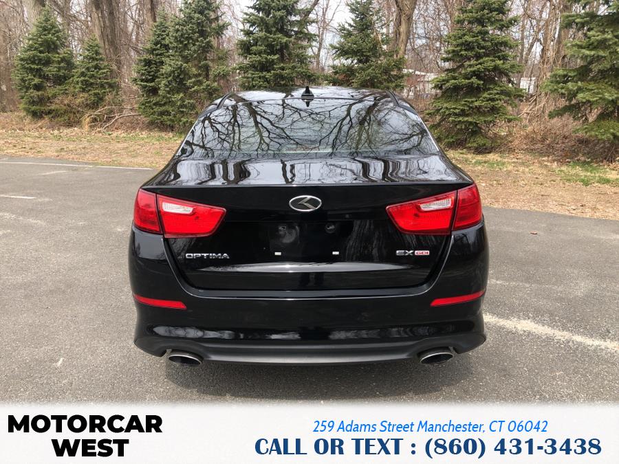 2015 Kia Optima 4dr Sdn EX, available for sale in Manchester, Connecticut | Motorcar West. Manchester, Connecticut 2015 Kia Optima 4dr Sdn EX, available for sale in Manchester, Connecticut | Motorcar West. Manchester, Connecticut