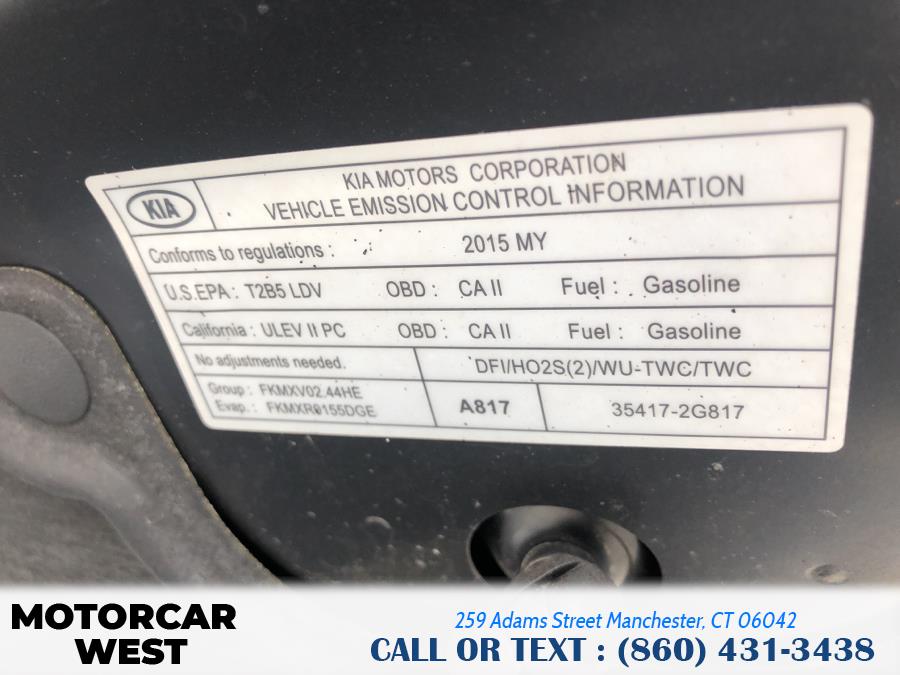 2015 Kia Optima 4dr Sdn EX, available for sale in Manchester, Connecticut | Motorcar West. Manchester, Connecticut 2015 Kia Optima 4dr Sdn EX, available for sale in Manchester, Connecticut | Motorcar West. Manchester, Connecticut