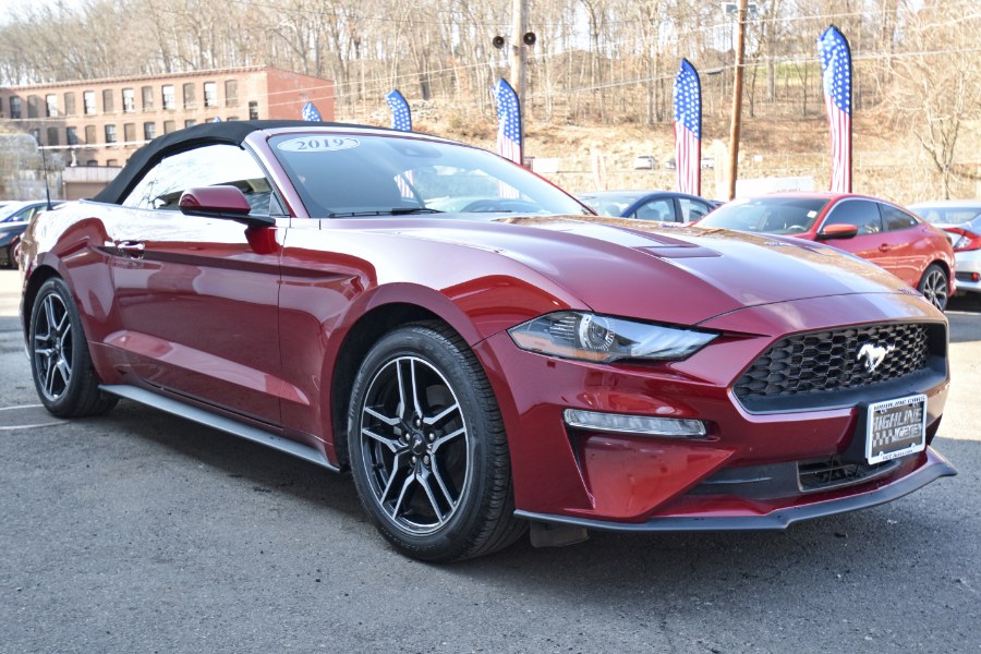 2019 Ford Mustang EcoBoost Convertible, available for sale in Waterbury, Connecticut | Highline Car Connection. Waterbury, Connecticut 2019 Ford Mustang EcoBoost Convertible, available for sale in Waterbury, Connecticut | Highline Car Connection. Waterbury, Connecticut