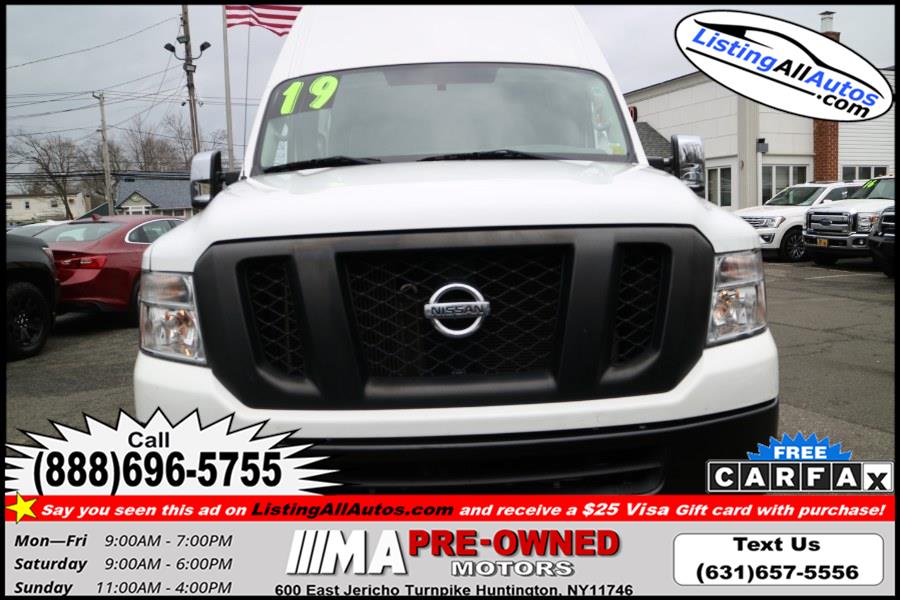Used Nissan NV Cargo NV2500 HD High Roof V8 SV 2019 | www.ListingAllAutos.com. Patchogue, New York