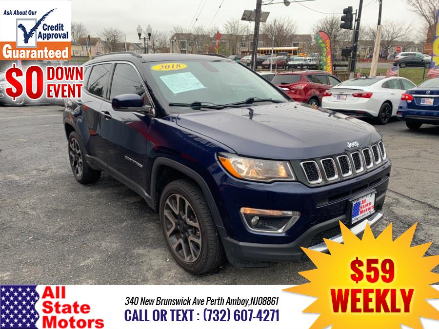 2018 Jeep Compass Limited 4x4, available for sale in Perth Amboy, New Jersey | All State Motor Inc. Perth Amboy, New Jersey 2018 Jeep Compass Limited 4x4, available for sale in Perth Amboy, New Jersey | All State Motor Inc. Perth Amboy, New Jersey