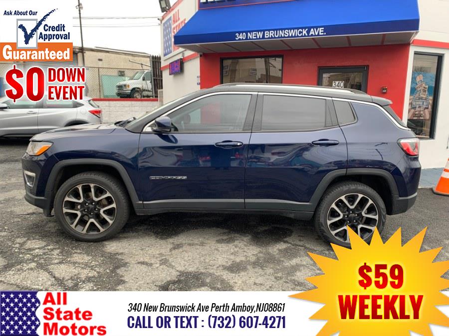 2018 Jeep Compass Limited 4x4, available for sale in Perth Amboy, New Jersey | All State Motor Inc. Perth Amboy, New Jersey 2018 Jeep Compass Limited 4x4, available for sale in Perth Amboy, New Jersey | All State Motor Inc. Perth Amboy, New Jersey