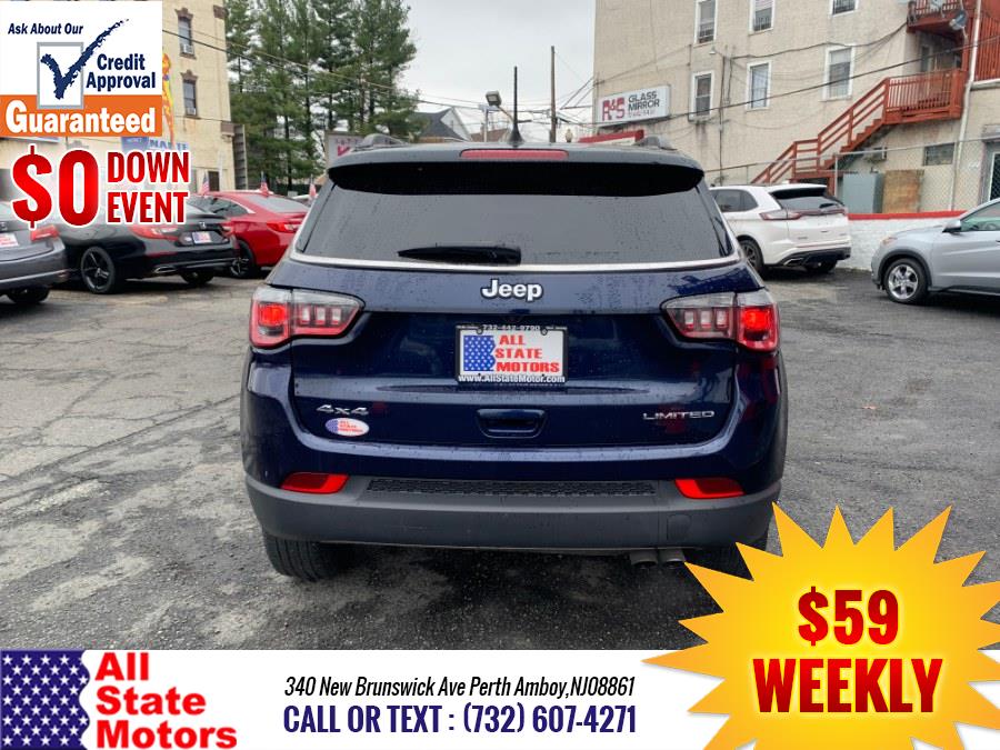 2018 Jeep Compass Limited 4x4, available for sale in Perth Amboy, New Jersey | All State Motor Inc. Perth Amboy, New Jersey 2018 Jeep Compass Limited 4x4, available for sale in Perth Amboy, New Jersey | All State Motor Inc. Perth Amboy, New Jersey