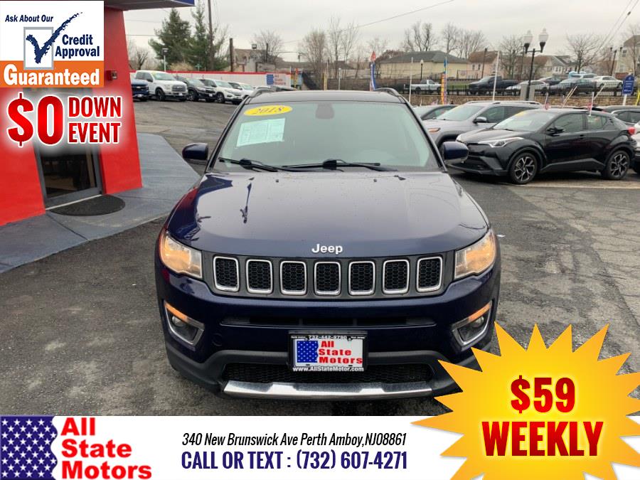 2018 Jeep Compass Limited 4x4, available for sale in Perth Amboy, New Jersey | All State Motor Inc. Perth Amboy, New Jersey 2018 Jeep Compass Limited 4x4, available for sale in Perth Amboy, New Jersey | All State Motor Inc. Perth Amboy, New Jersey