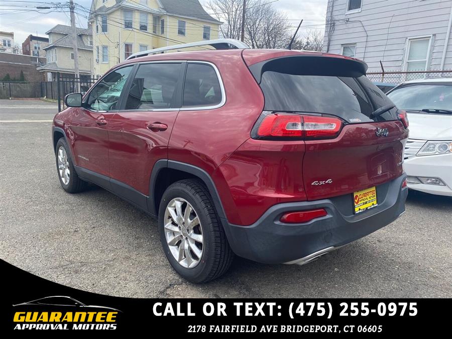 Used Jeep Cherokee Limited 4x4 4dr SUV 2015 | Guarantee Approval Motors. Bridgeport, Connecticut Used Jeep Cherokee Limited 4x4 4dr SUV 2015 | Guarantee Approval Motors. Bridgeport, Connecticut