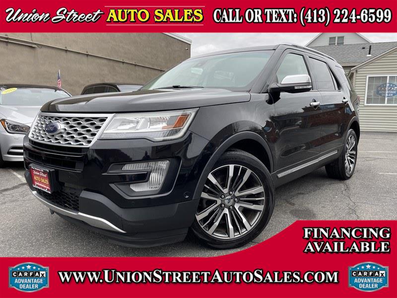 2016 Ford Explorer 4WD 4dr Platinum, available for sale in West Springfield, Massachusetts | Union Street Auto Sales. West Springfield, Massachusetts