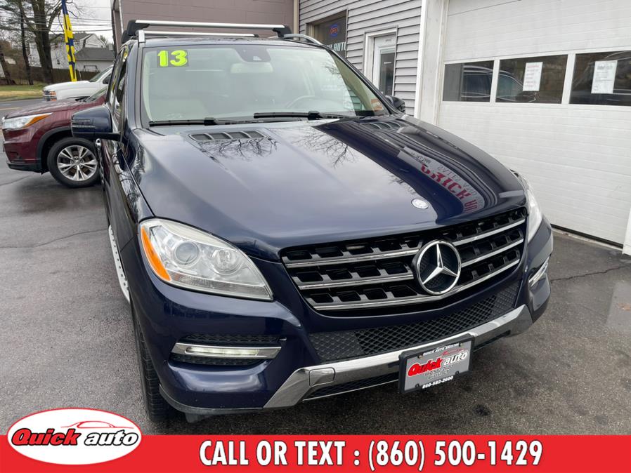 2013 Mercedes-Benz M-Class 4MATIC 4dr ML350, available for sale in Bristol, Connecticut | Quick Auto LLC. Bristol, Connecticut