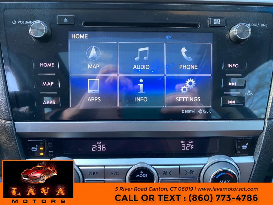 Used Subaru Outback 2.5i Touring 2017 | Lava Motors. Canton, Connecticut Used Subaru Outback 2.5i Touring 2017 | Lava Motors. Canton, Connecticut