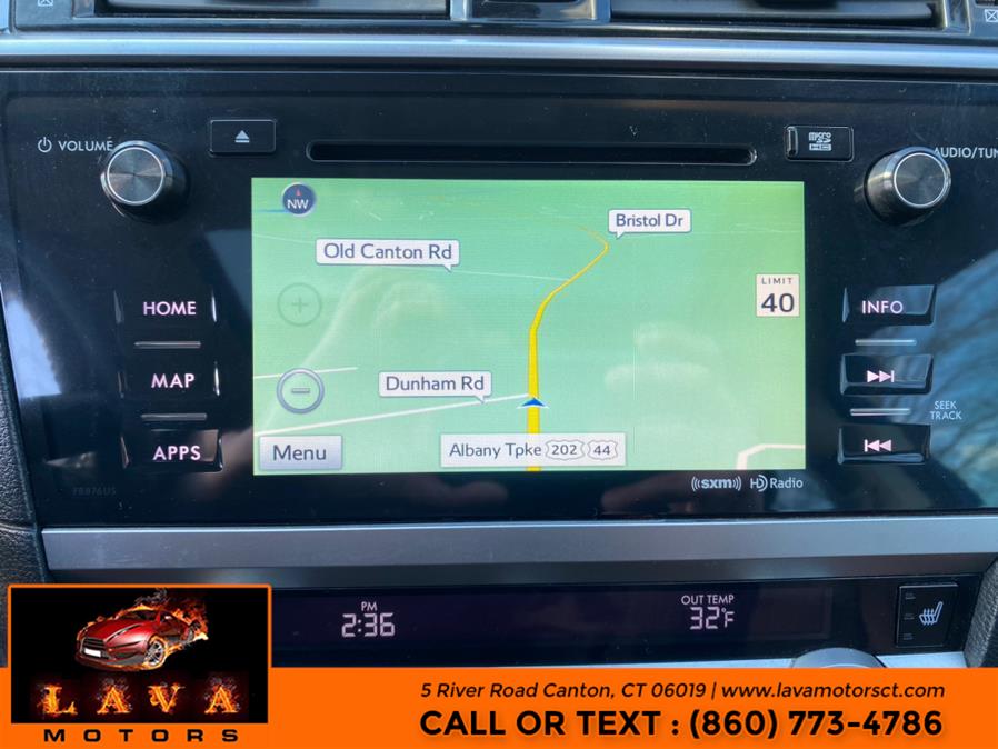 Used Subaru Outback 2.5i Touring 2017 | Lava Motors. Canton, Connecticut Used Subaru Outback 2.5i Touring 2017 | Lava Motors. Canton, Connecticut