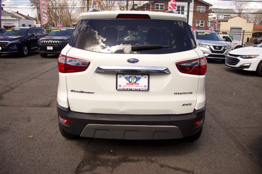 2020 Ford EcoSport Titanium 4WD, available for sale in Linden, New Jersey | Route 27 Auto Mall. Linden, New Jersey 2020 Ford EcoSport Titanium 4WD, available for sale in Linden, New Jersey | Route 27 Auto Mall. Linden, New Jersey