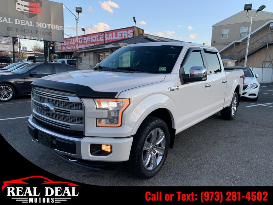 Used Ford F-150 4WD SuperCrew 157" Platinum 2016 | Real Deal Motors. Lodi, New Jersey Used Ford F-150 4WD SuperCrew 157" Platinum 2016 | Real Deal Motors. Lodi, New Jersey