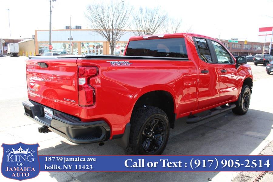Used Chevrolet Silverado 1500 4WD Double Cab 147" Custom Trail Boss 2019 | King of Jamaica Auto Inc. Hollis, New York Used Chevrolet Silverado 1500 4WD Double Cab 147" Custom Trail Boss 2019 | King of Jamaica Auto Inc. Hollis, New York