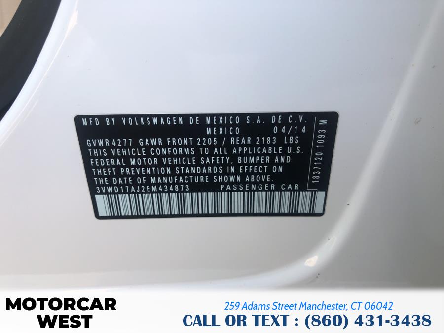 2014 Volkswagen Jetta Sedan 4dr Auto SE PZEV, available for sale in Manchester, Connecticut | Motorcar West. Manchester, Connecticut 2014 Volkswagen Jetta Sedan 4dr Auto SE PZEV, available for sale in Manchester, Connecticut | Motorcar West. Manchester, Connecticut