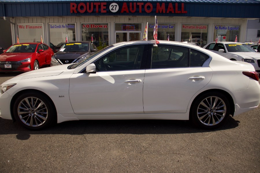 2018 INFINITI Q50 3.0t LUXE RWD, available for sale in Linden, New Jersey | Route 27 Auto Mall. Linden, New Jersey 2018 INFINITI Q50 3.0t LUXE RWD, available for sale in Linden, New Jersey | Route 27 Auto Mall. Linden, New Jersey
