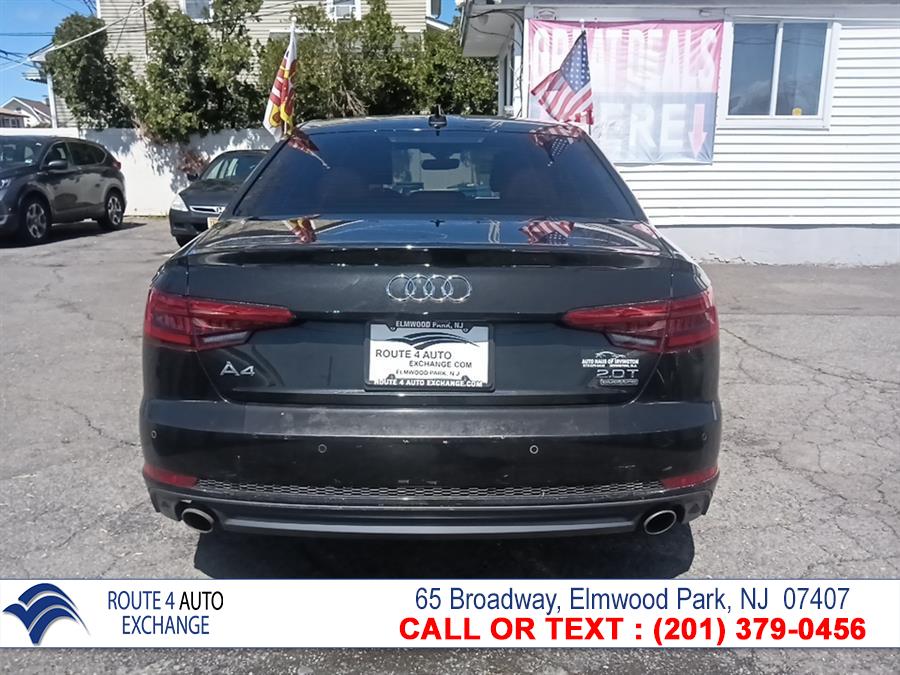 Used Audi A4 2.0 TFSI Auto Premium Plus quattro AWD 2017 | Route 4 Auto Exchange. Elmwood Park, New Jersey Used Audi A4 2.0 TFSI Auto Premium Plus quattro AWD 2017 | Route 4 Auto Exchange. Elmwood Park, New Jersey