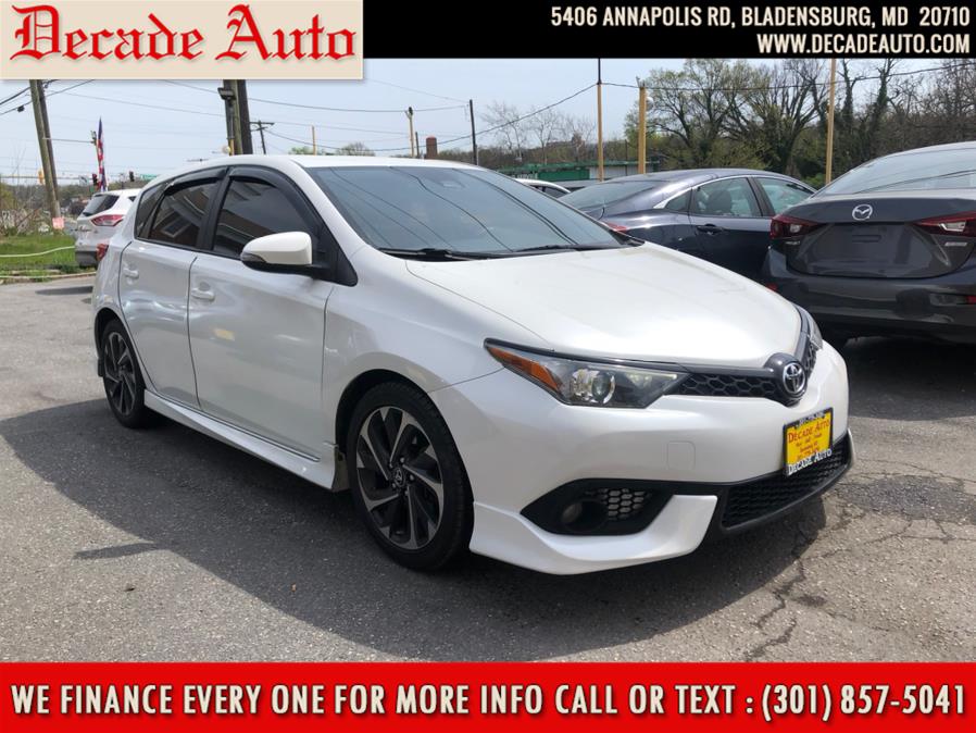 2017 Toyota Corolla iM CVT (Natl), available for sale in Bladensburg, Maryland | Decade Auto. Bladensburg, Maryland