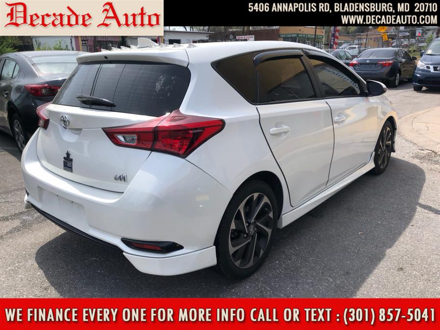 2017 Toyota Corolla iM CVT (Natl), available for sale in Bladensburg, Maryland | Decade Auto. Bladensburg, Maryland 2017 Toyota Corolla iM CVT (Natl), available for sale in Bladensburg, Maryland | Decade Auto. Bladensburg, Maryland