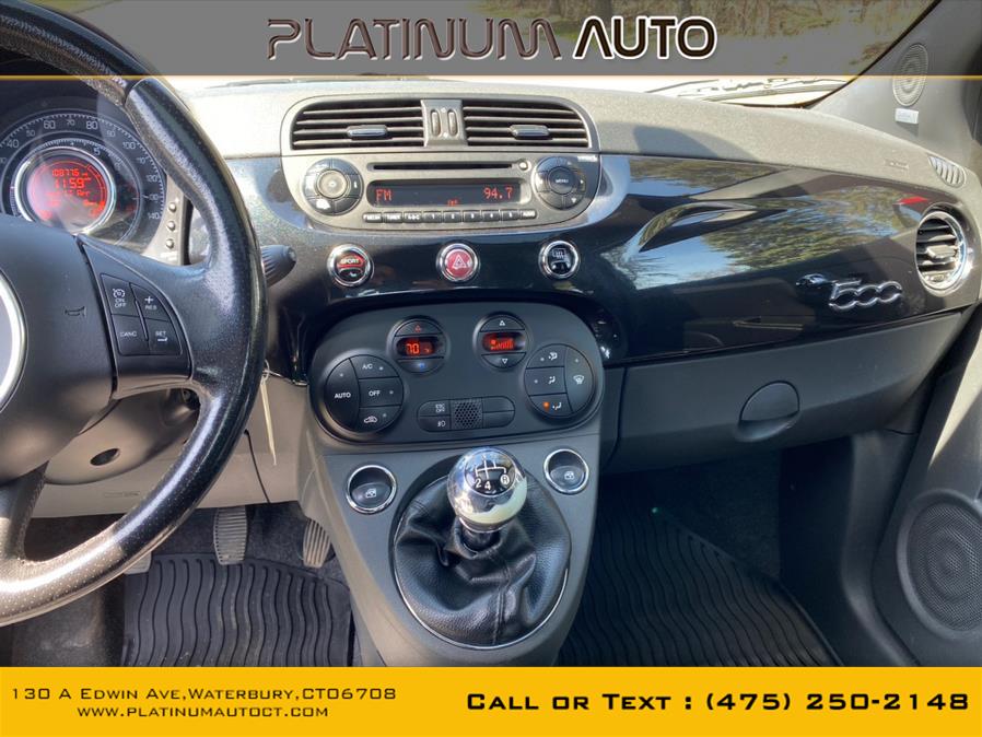 2012 FIAT 500 2dr HB Sport, available for sale in Waterbury, Connecticut | Platinum Auto Care. Waterbury, Connecticut 2012 FIAT 500 2dr HB Sport, available for sale in Waterbury, Connecticut | Platinum Auto Care. Waterbury, Connecticut