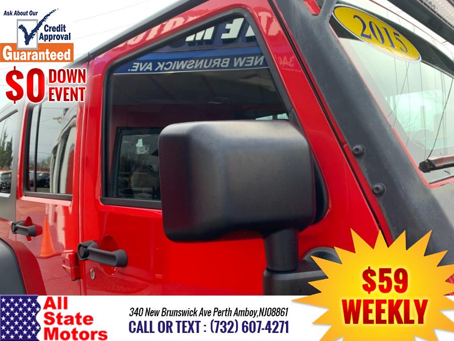 2015 Jeep Wrangler Unlimited 4WD 4dr Sport, available for sale in Perth Amboy, New Jersey | All State Motor Inc. Perth Amboy, New Jersey 2015 Jeep Wrangler Unlimited 4WD 4dr Sport, available for sale in Perth Amboy, New Jersey | All State Motor Inc. Perth Amboy, New Jersey