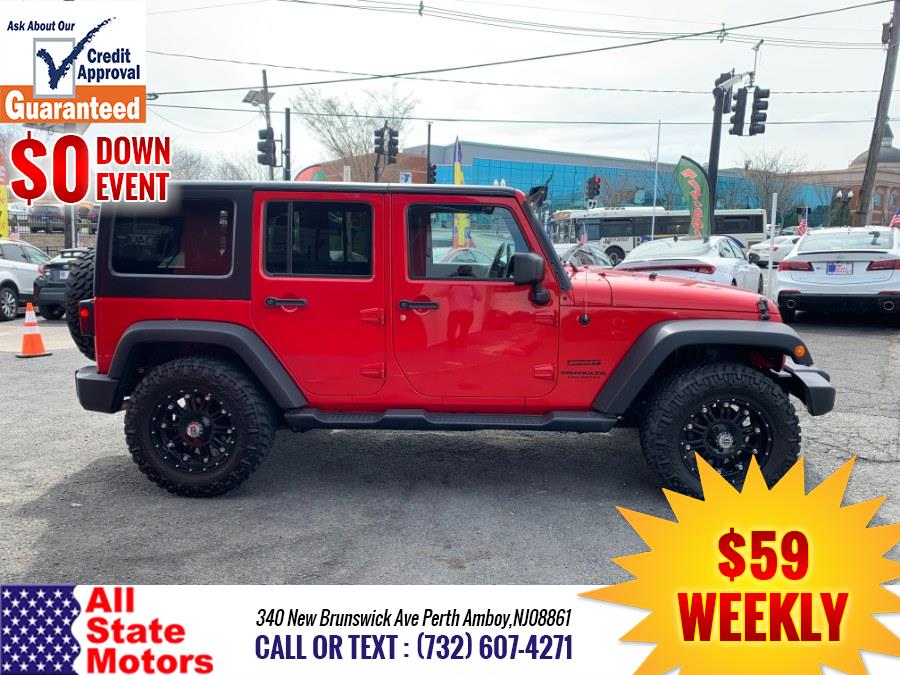2015 Jeep Wrangler Unlimited 4WD 4dr Sport, available for sale in Perth Amboy, New Jersey | All State Motor Inc. Perth Amboy, New Jersey 2015 Jeep Wrangler Unlimited 4WD 4dr Sport, available for sale in Perth Amboy, New Jersey | All State Motor Inc. Perth Amboy, New Jersey