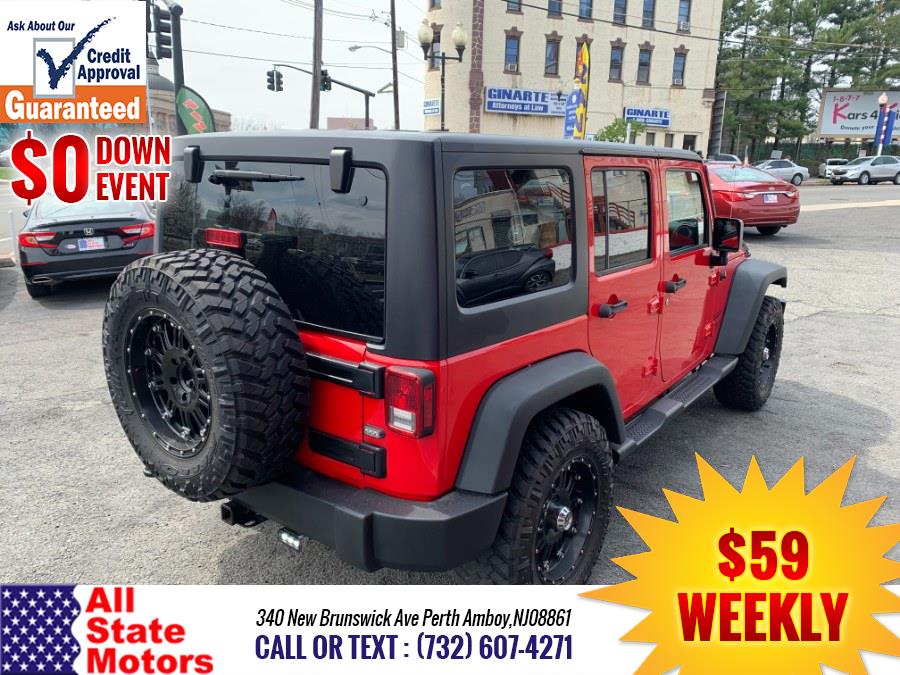 2015 Jeep Wrangler Unlimited 4WD 4dr Sport, available for sale in Perth Amboy, New Jersey | All State Motor Inc. Perth Amboy, New Jersey 2015 Jeep Wrangler Unlimited 4WD 4dr Sport, available for sale in Perth Amboy, New Jersey | All State Motor Inc. Perth Amboy, New Jersey