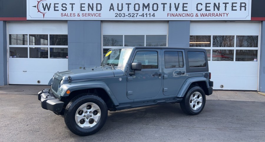 2014 Jeep Wrangler Unlimited 4WD 4dr Sahara, available for sale in Waterbury, Connecticut | West End Automotive Center. Waterbury, Connecticut