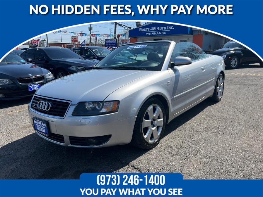 2004 Audi A4 2004 2dr Cabriolet 3.0L quattro A, available for sale in Lodi, New Jersey | Route 46 Auto Sales Inc. Lodi, New Jersey