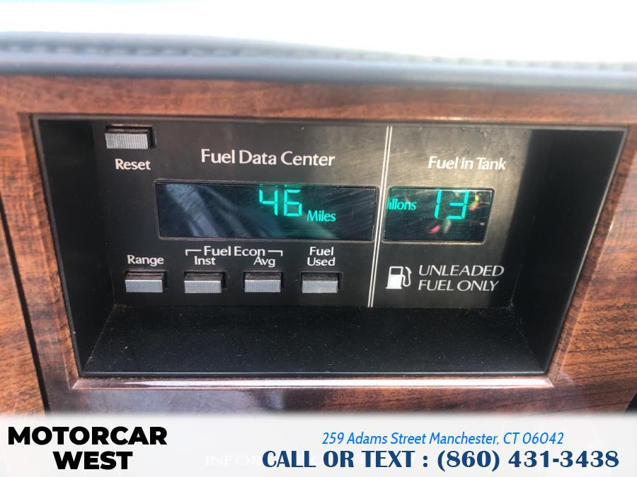 Used Cadillac Deville 4dr Sedan 1989 | Motorcar West. Manchester, Connecticut Used Cadillac Deville 4dr Sedan 1989 | Motorcar West. Manchester, Connecticut