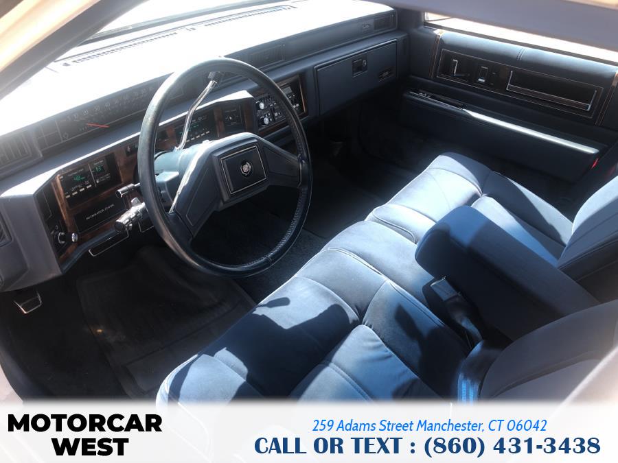 Used Cadillac Deville 4dr Sedan 1989 | Motorcar West. Manchester, Connecticut Used Cadillac Deville 4dr Sedan 1989 | Motorcar West. Manchester, Connecticut
