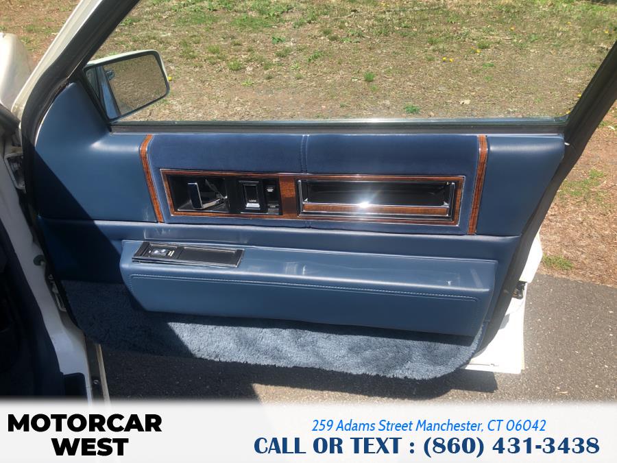 Used Cadillac Deville 4dr Sedan 1989 | Motorcar West. Manchester, Connecticut Used Cadillac Deville 4dr Sedan 1989 | Motorcar West. Manchester, Connecticut
