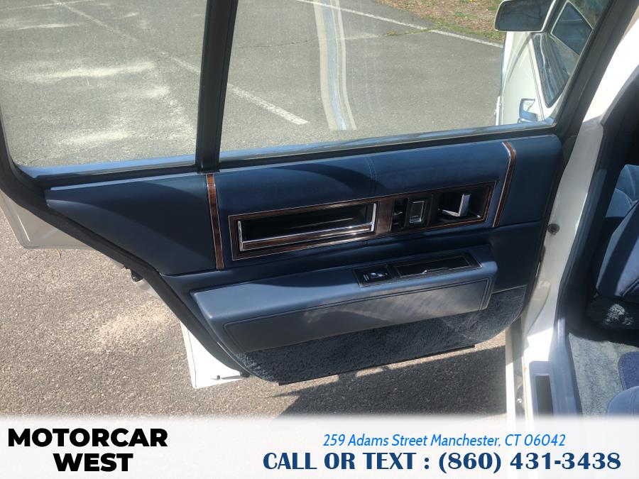 Used Cadillac Deville 4dr Sedan 1989 | Motorcar West. Manchester, Connecticut Used Cadillac Deville 4dr Sedan 1989 | Motorcar West. Manchester, Connecticut