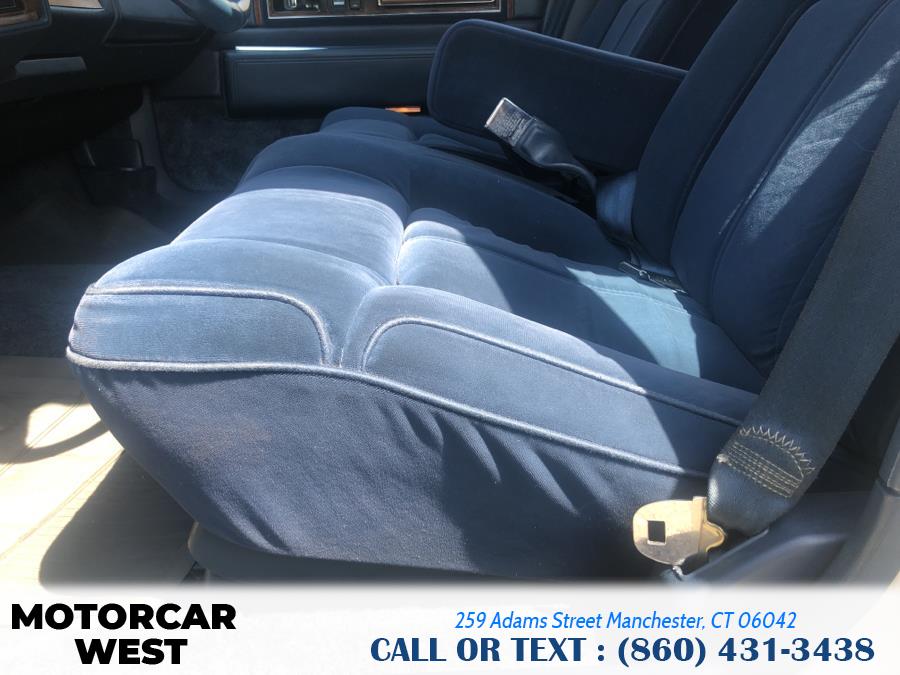 Used Cadillac Deville 4dr Sedan 1989 | Motorcar West. Manchester, Connecticut Used Cadillac Deville 4dr Sedan 1989 | Motorcar West. Manchester, Connecticut