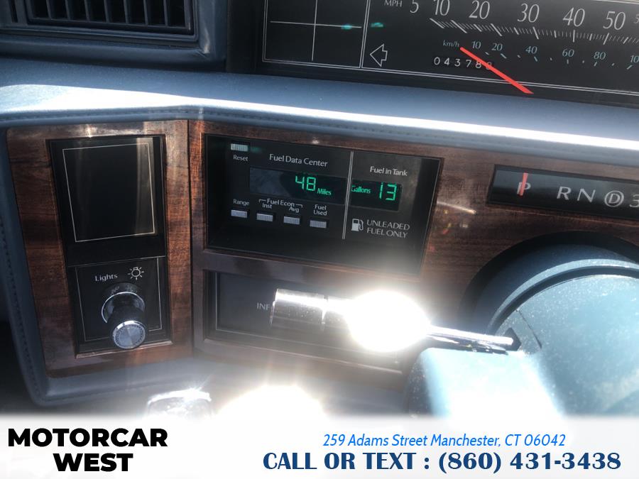 Used Cadillac Deville 4dr Sedan 1989 | Motorcar West. Manchester, Connecticut Used Cadillac Deville 4dr Sedan 1989 | Motorcar West. Manchester, Connecticut