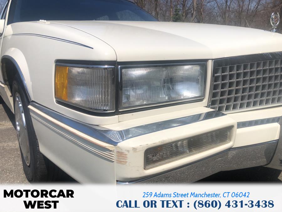 Used Cadillac Deville 4dr Sedan 1989 | Motorcar West. Manchester, Connecticut Used Cadillac Deville 4dr Sedan 1989 | Motorcar West. Manchester, Connecticut
