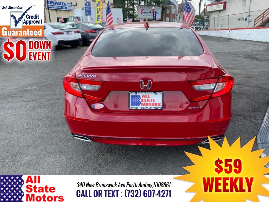 2018 Honda Accord Sedan Sport 1.5T CVT, available for sale in Perth Amboy, New Jersey | All State Motor Inc. Perth Amboy, New Jersey 2018 Honda Accord Sedan Sport 1.5T CVT, available for sale in Perth Amboy, New Jersey | All State Motor Inc. Perth Amboy, New Jersey