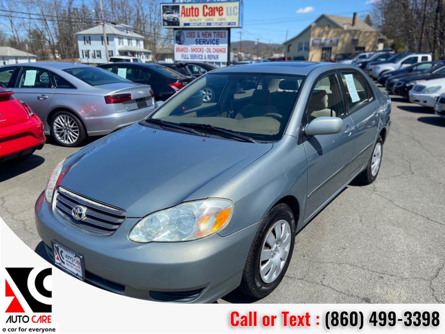 2003 Toyota Corolla 4dr Sdn LE Auto (Natl), available for sale in Vernon , Connecticut | Auto Care Motors. Vernon , Connecticut 2003 Toyota Corolla 4dr Sdn LE Auto (Natl), available for sale in Vernon , Connecticut | Auto Care Motors. Vernon , Connecticut