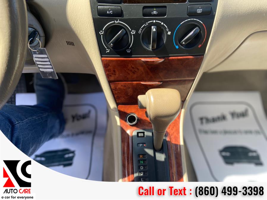 2003 Toyota Corolla 4dr Sdn LE Auto (Natl), available for sale in Vernon , Connecticut | Auto Care Motors. Vernon , Connecticut 2003 Toyota Corolla 4dr Sdn LE Auto (Natl), available for sale in Vernon , Connecticut | Auto Care Motors. Vernon , Connecticut