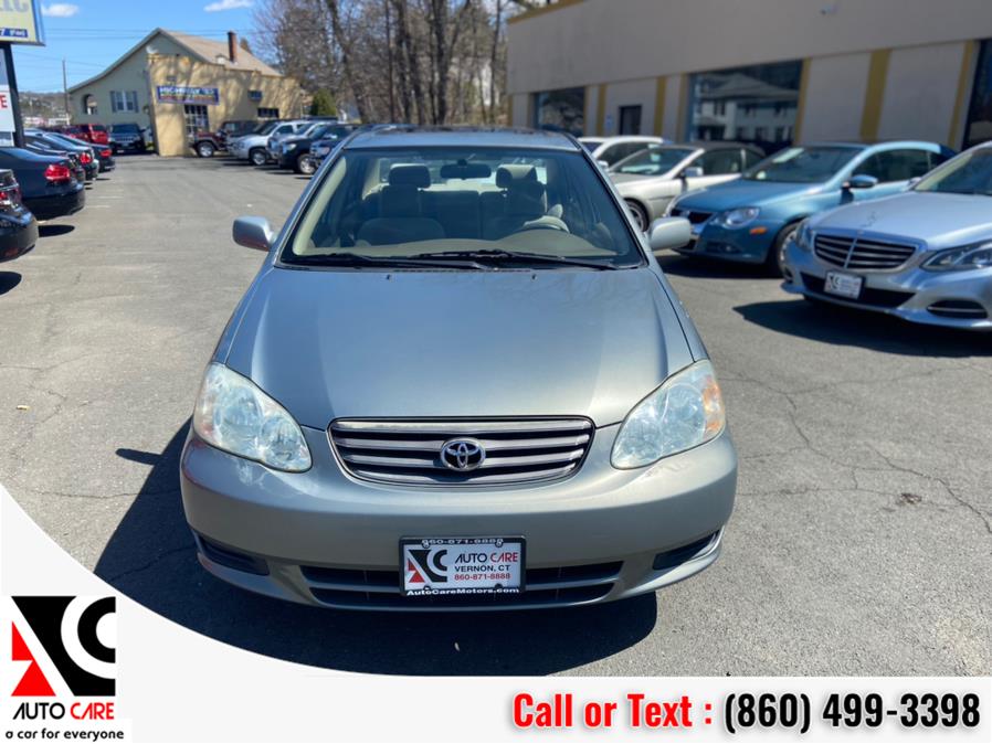 2003 Toyota Corolla 4dr Sdn LE Auto (Natl), available for sale in Vernon , Connecticut | Auto Care Motors. Vernon , Connecticut 2003 Toyota Corolla 4dr Sdn LE Auto (Natl), available for sale in Vernon , Connecticut | Auto Care Motors. Vernon , Connecticut