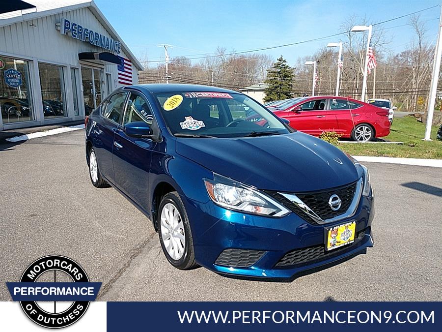2018 Nissan Sentra SV CVT, available for sale in Wappingers Falls, New York | Performance Motor Cars. Wappingers Falls, New York