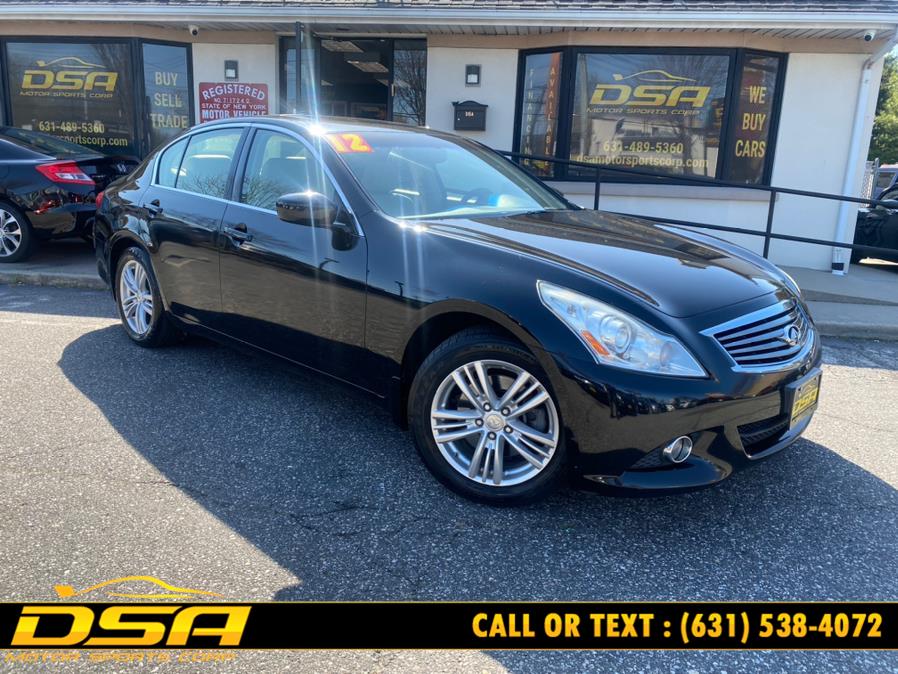 Used Infiniti G37 Sedan 4dr x AWD 2012 | DSA Motor Sports Corp. Commack, New York