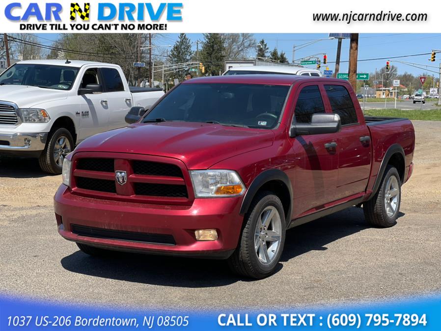 2012 Ram 1500 ST Crew Cab 4WD, available for sale in Burlington, New Jersey | Car N Drive. Burlington, New Jersey