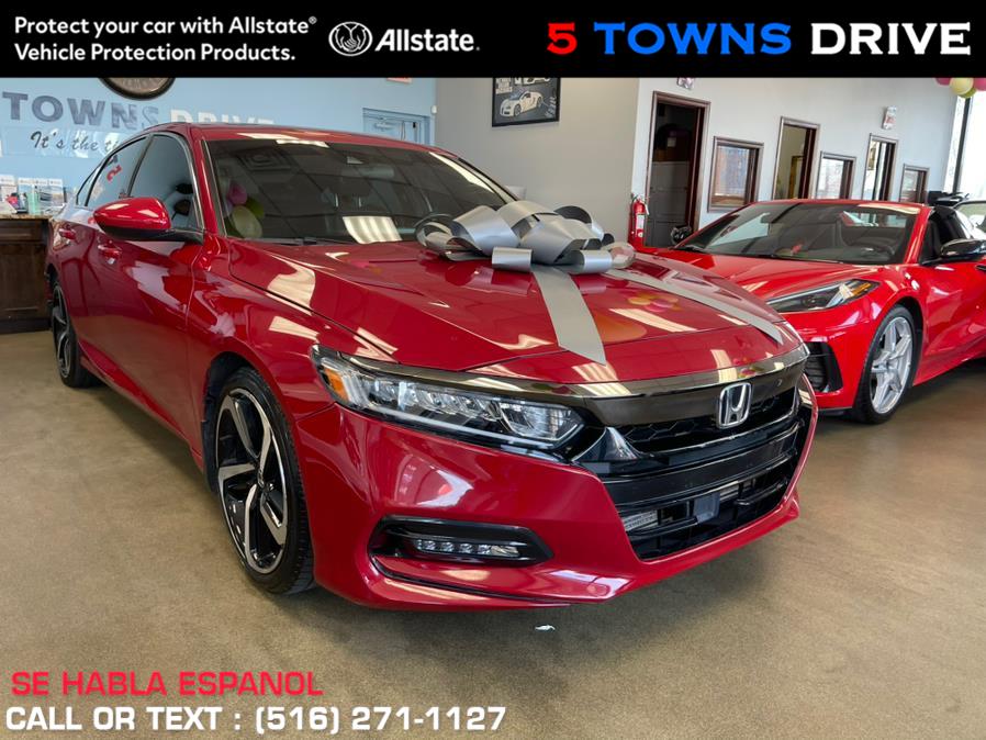 2018 Honda Accord Sedan Sport 2.0T Auto, available for sale in Inwood, New York | 5 Towns Drive. Inwood, New York